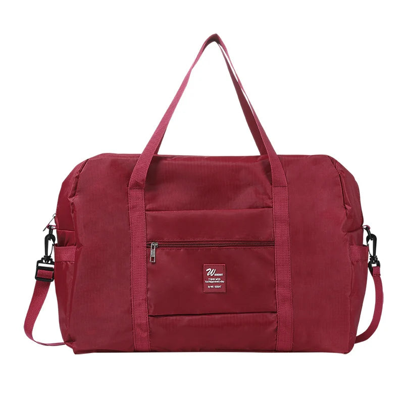 Duffel Bag Water-Resistant Multiple Pockets Removable Shoulder Strap