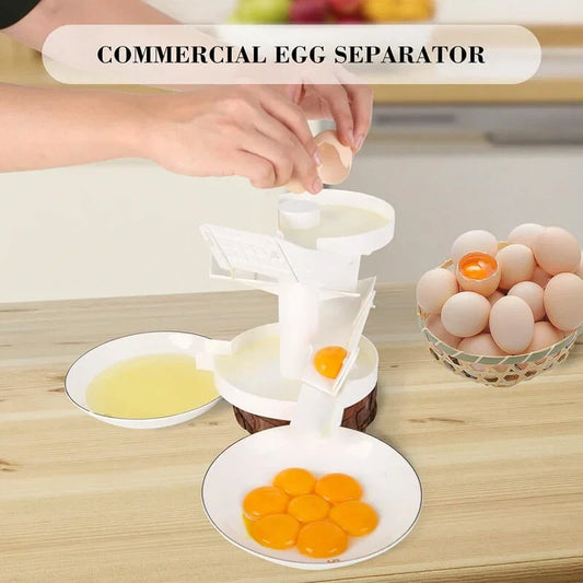 Egg Separator Tool Fast Clean Dishwasher-Safe & Food-Safe Plastic