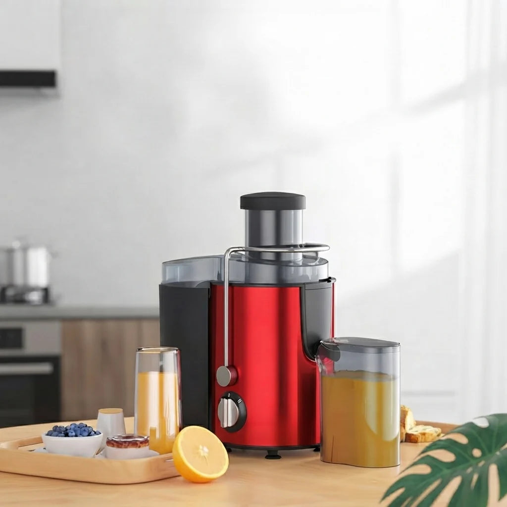 Electric Juicer 400W Large Feed Chute Dishwasher-Safe