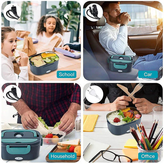 Electric Lunch Box Dual-Power Car & Home Stainless Steel Insert