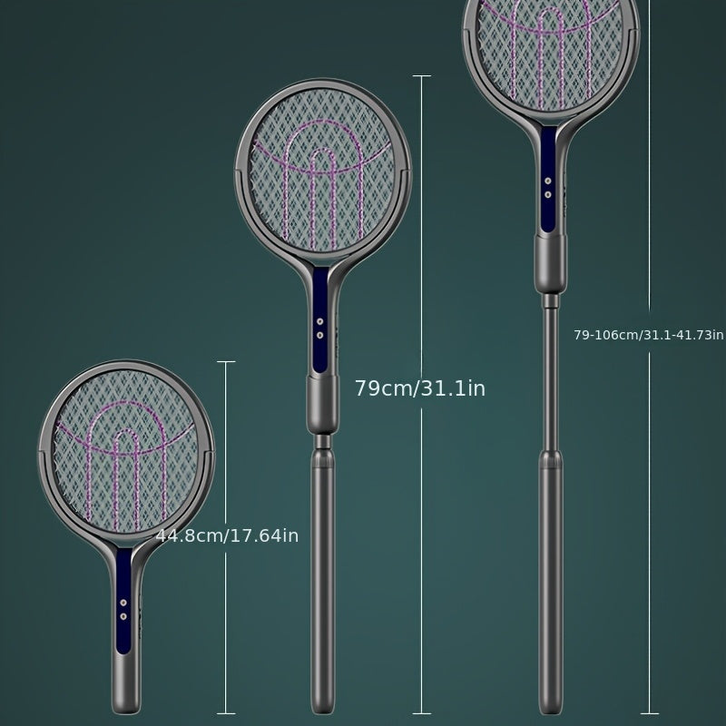 Electric Mosquito Swatter UV Light & Extendable Handle