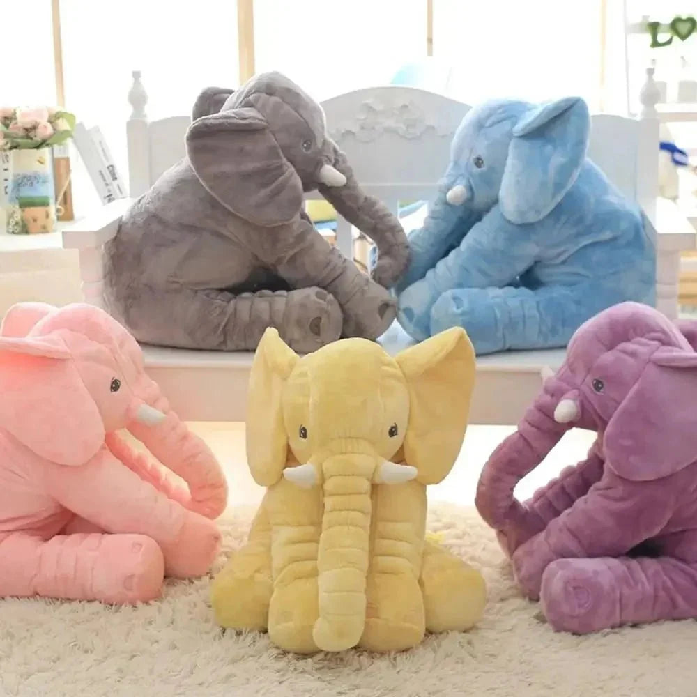 Elephant Pillow Soft Plush PP Cotton Fill Cuddly Comfort