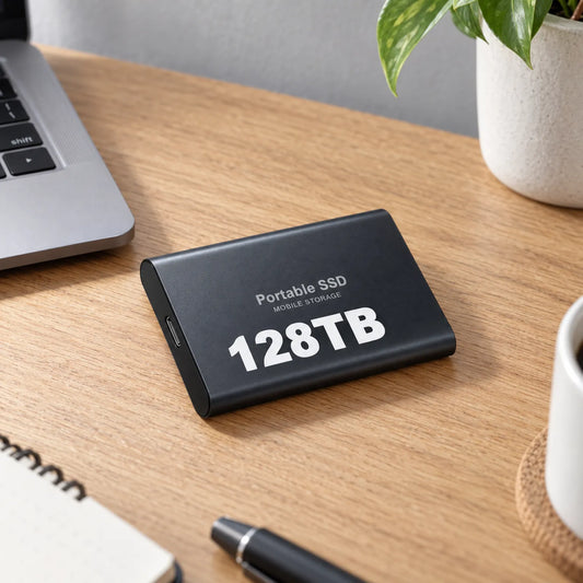 External SSD 128 TB Portable 540 MB/s Transfer Speed