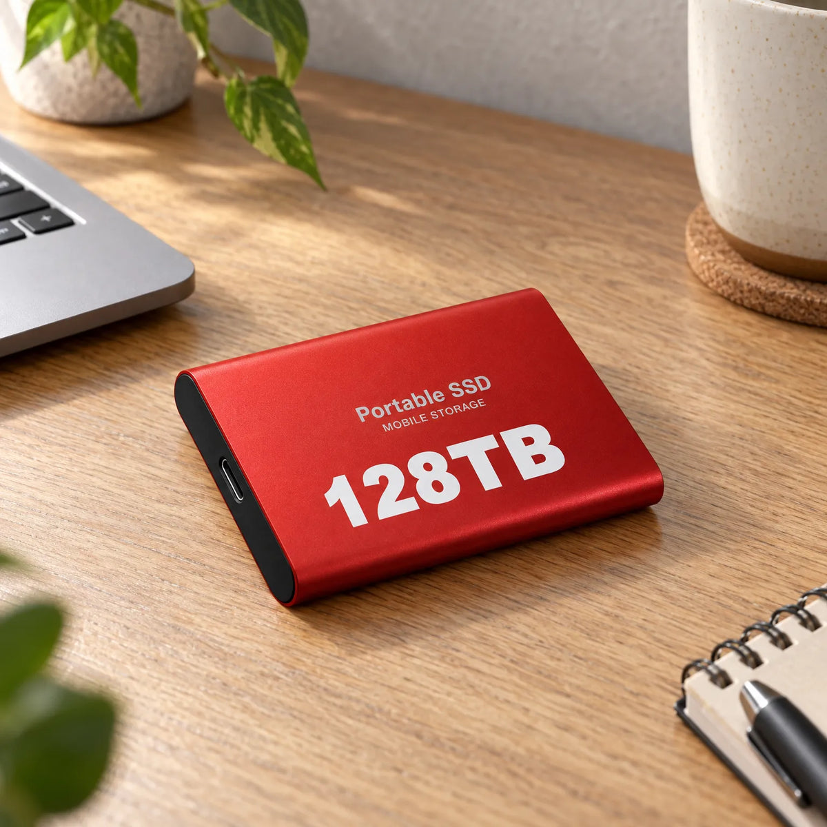 External SSD 128 TB Portable 540 MB/s Transfer Speed