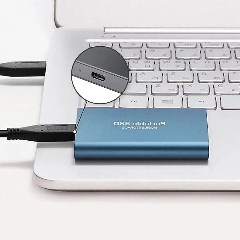 External SSD Drive USB 3.1 Compact & Portable