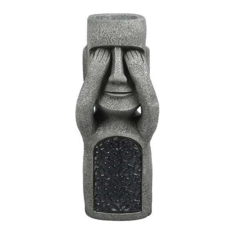 Face Planter Solar LED Weatherproof Resin