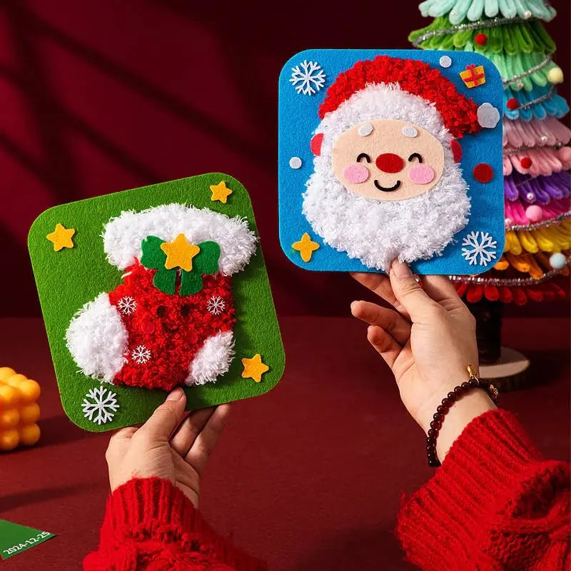 Felt Ornament Kit No-Sew Soft Felt & Cord