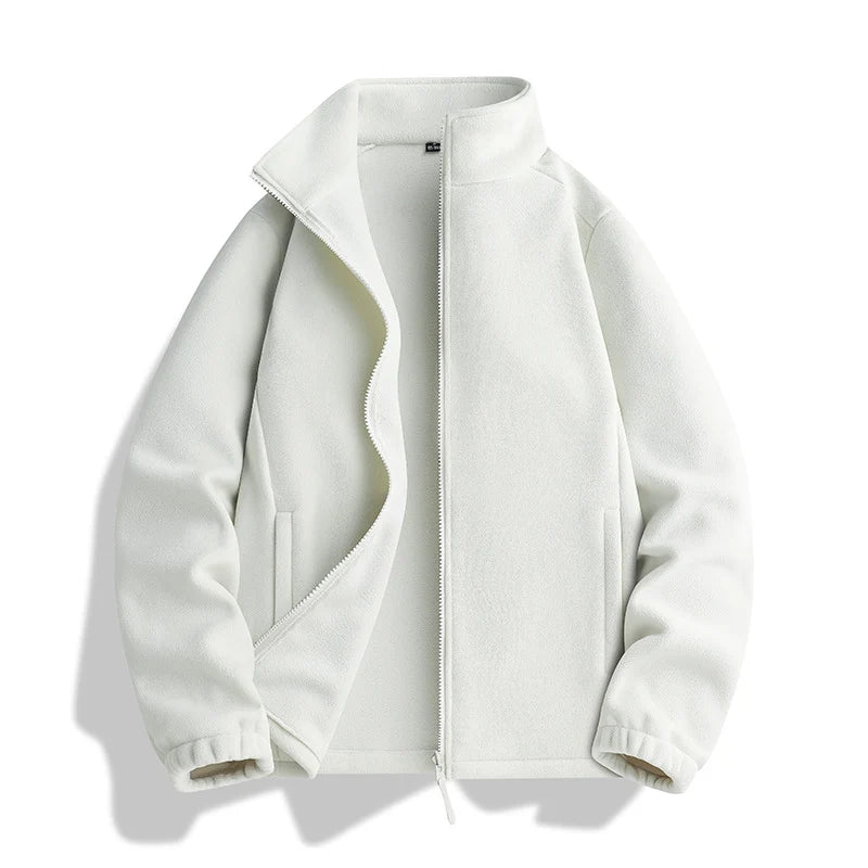 Fleece Jacket Microfleece Full-Zip Side Pockets