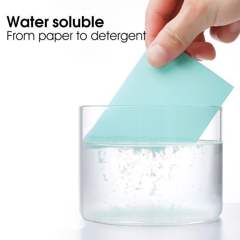 Floor Cleaner Tablets Quick-Dissolve Biodegradable Enzymes 30-Pack