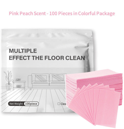 Floor Cleaning Wipes Water-Soluble Biodegradable Enzymes Pack of 100
