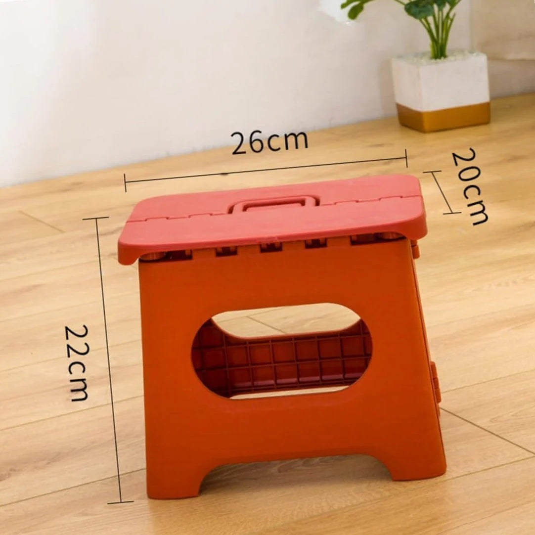 Folding Step Stool Lightweight 300 lb Capacity Carry Handle