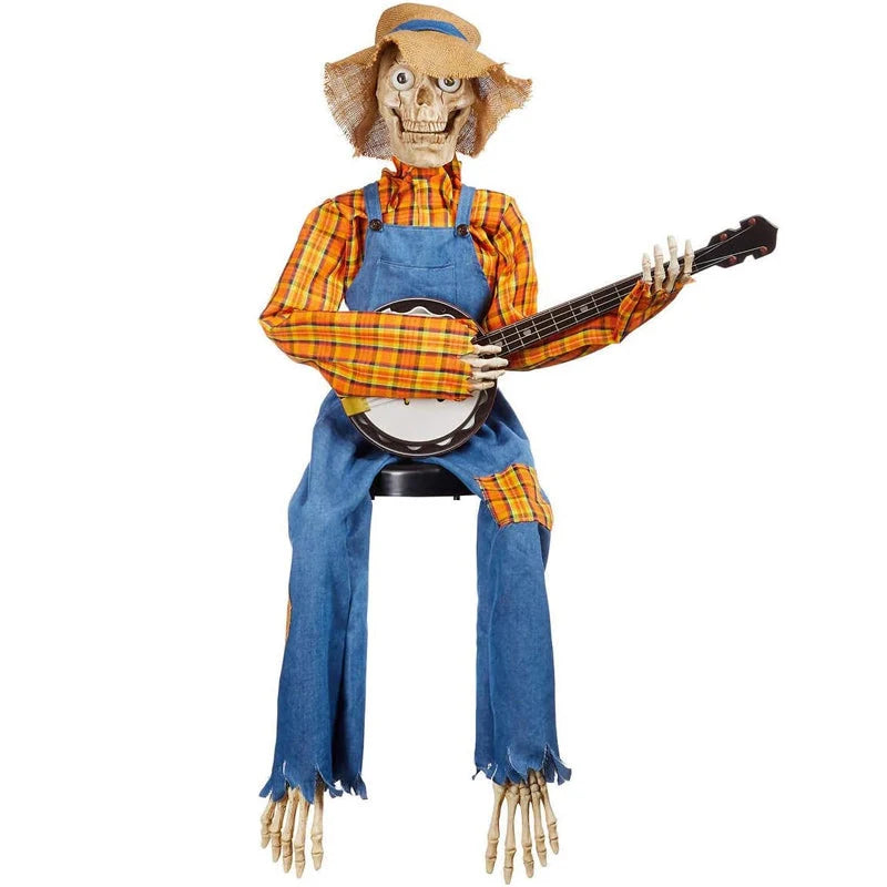 Funny Animated Skeleton Banjo Battle Figures