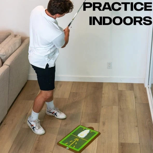 Golf Training Mat Instant Feedback Sequin Surface