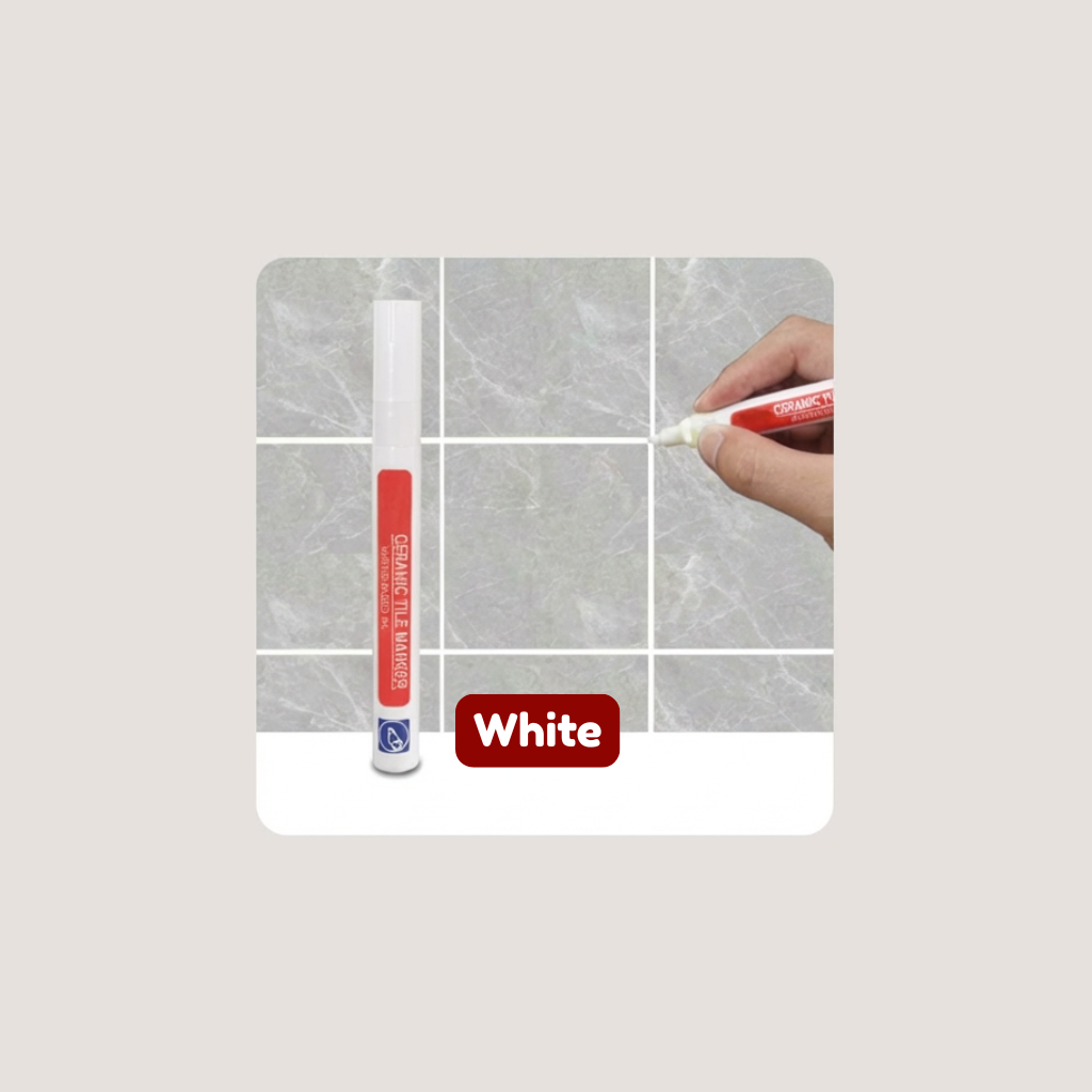 Grout Pen Waterproof Mold-Resistant Precision Tip