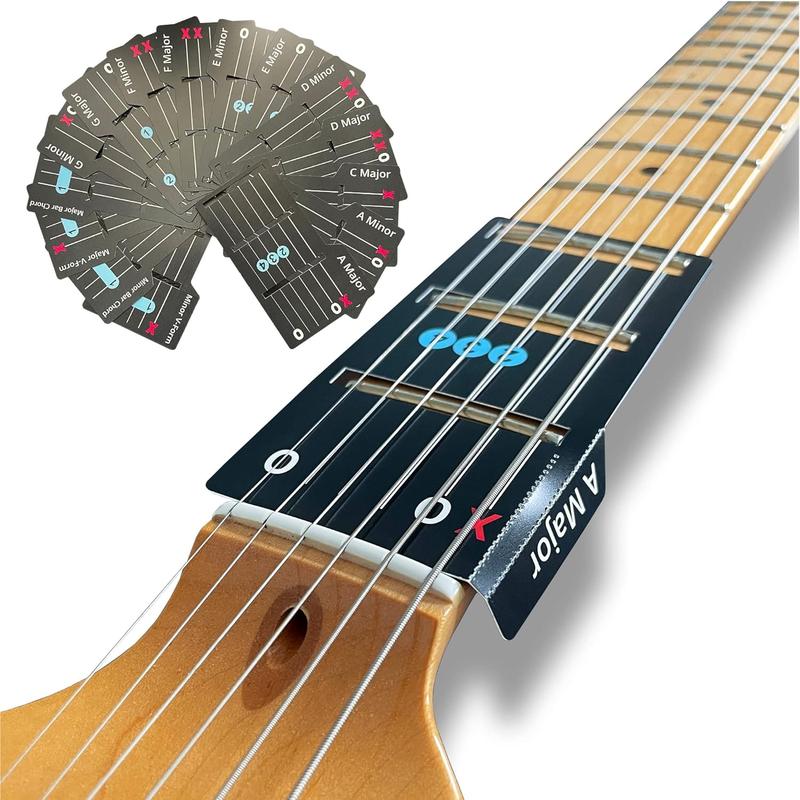 Guitar Chord Card Set Fretboard Overlay & Carrying Case