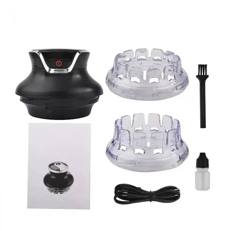 Hair Clipper 360-Degree Rotating Head Cordless Stainless Steel Blades