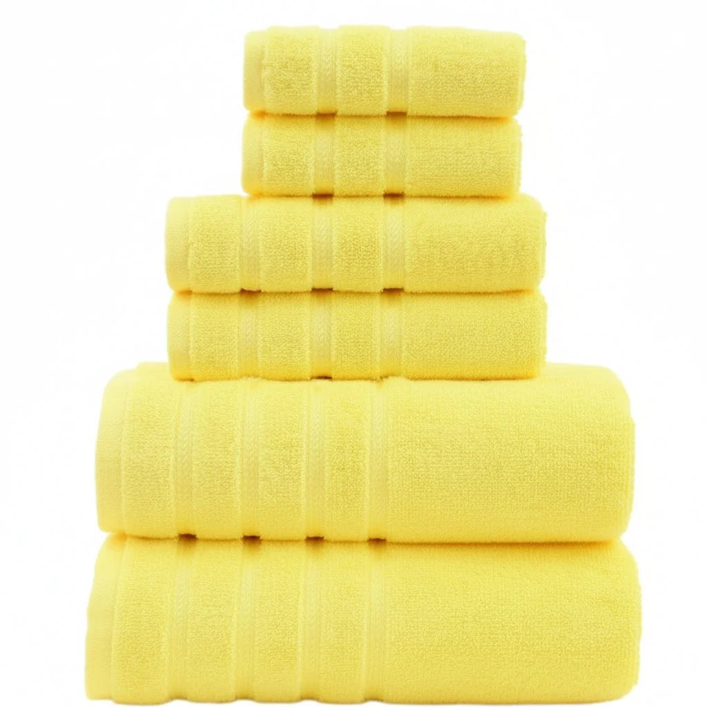 Hand & Face Towel Set 100% Cotton Quick-Drying Highly Absorbent