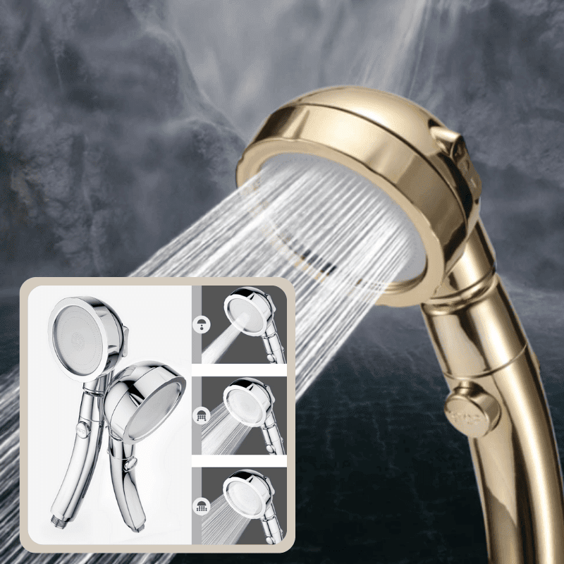 Handheld Showerhead 3 Spray Modes Pressure Boost