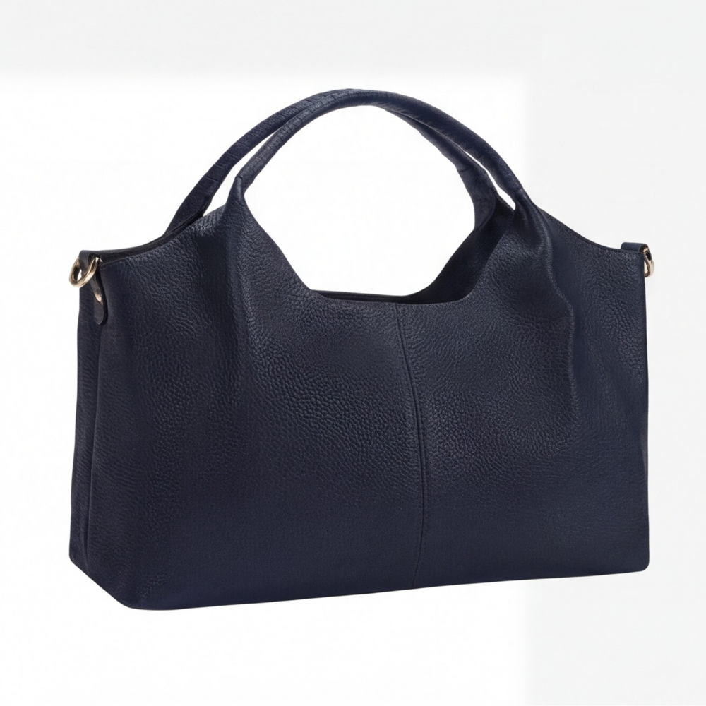 Hobo Bag Soft Faux Leather Detachable Strap Five Compartments