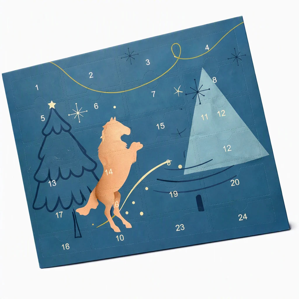 Horse Advent Calendar 24-Day Grooming & Accessories Set