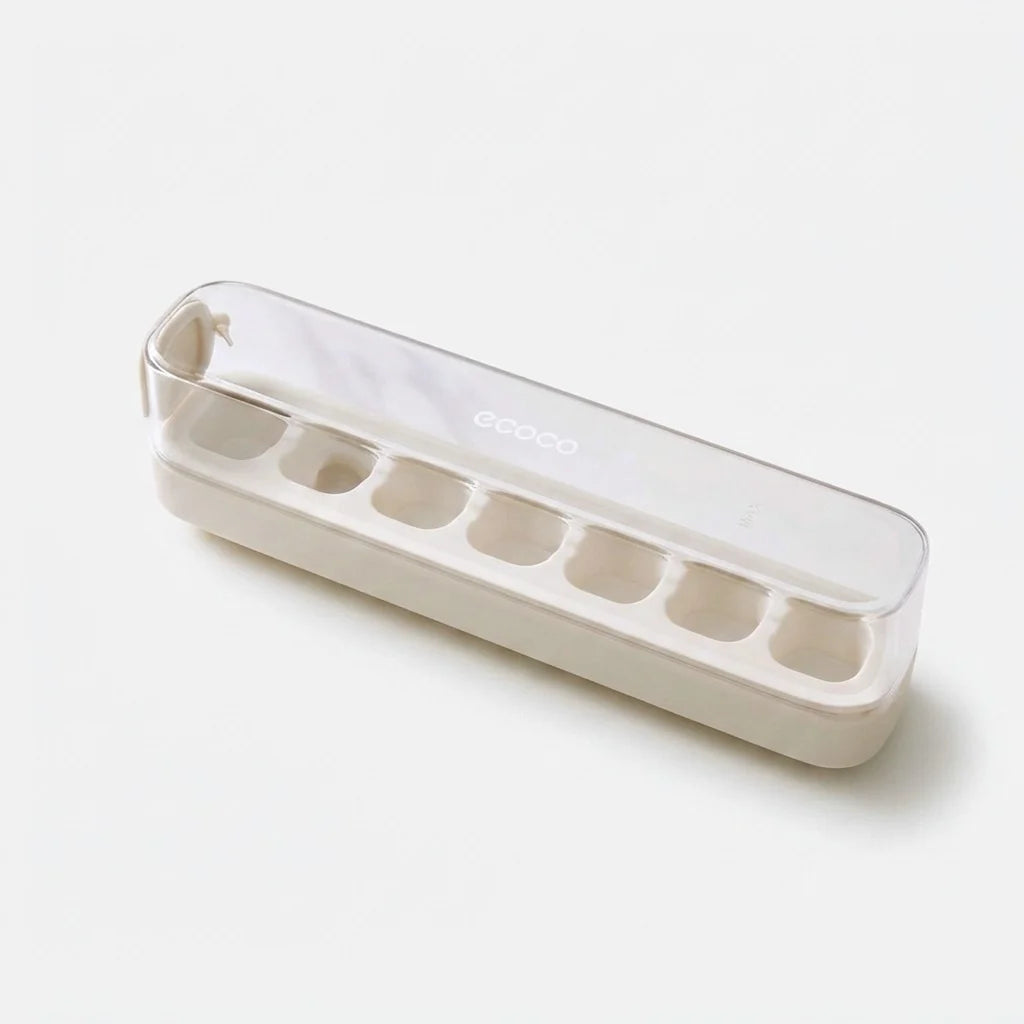 Ice Cube Tray Press-Release Adjustable Sizes Stackable
