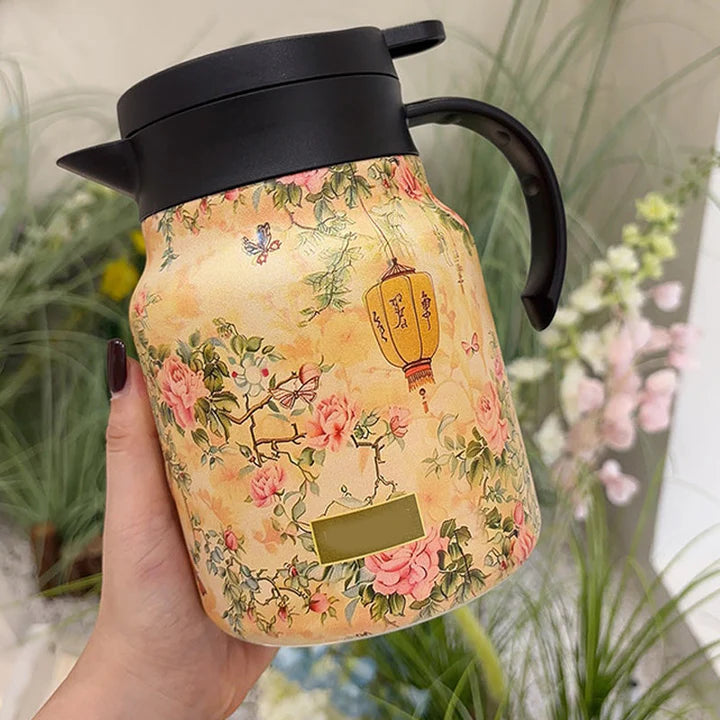Insulated Jug Double-Walled Vacuum 1 L Push Button