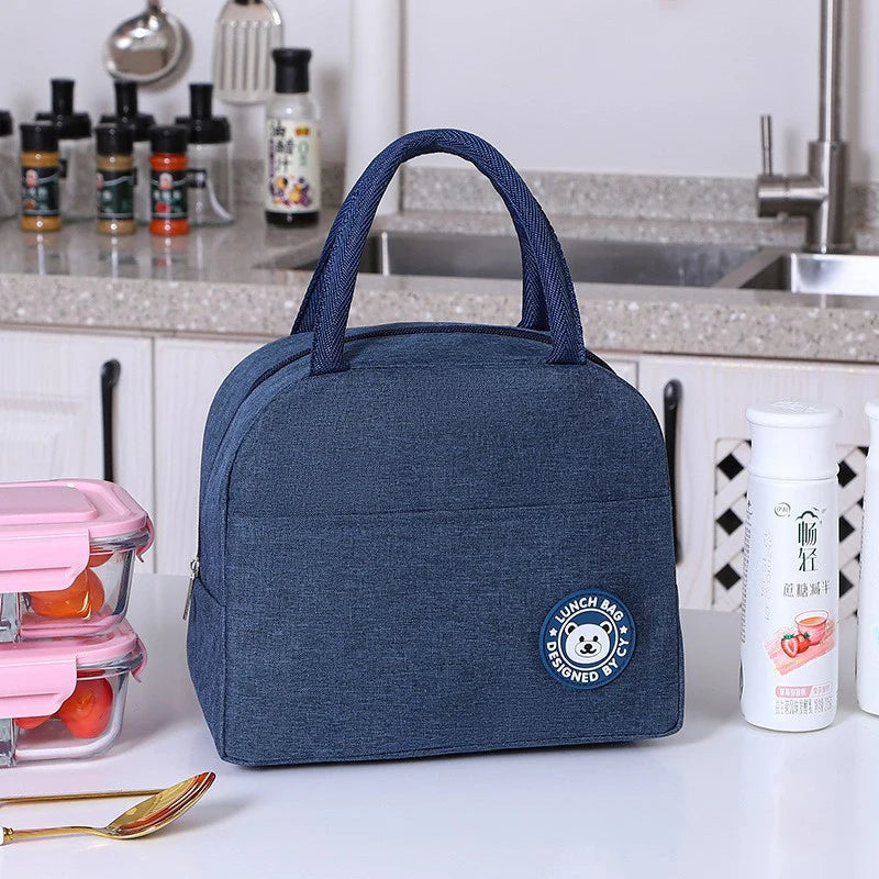 Insulated Lunch Bag Thermal Lined Spacious Interior