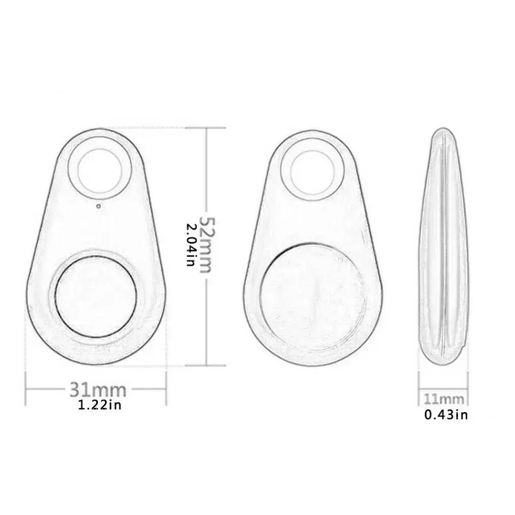 Key Finder App-Connected & Loud Alarm Set of 5