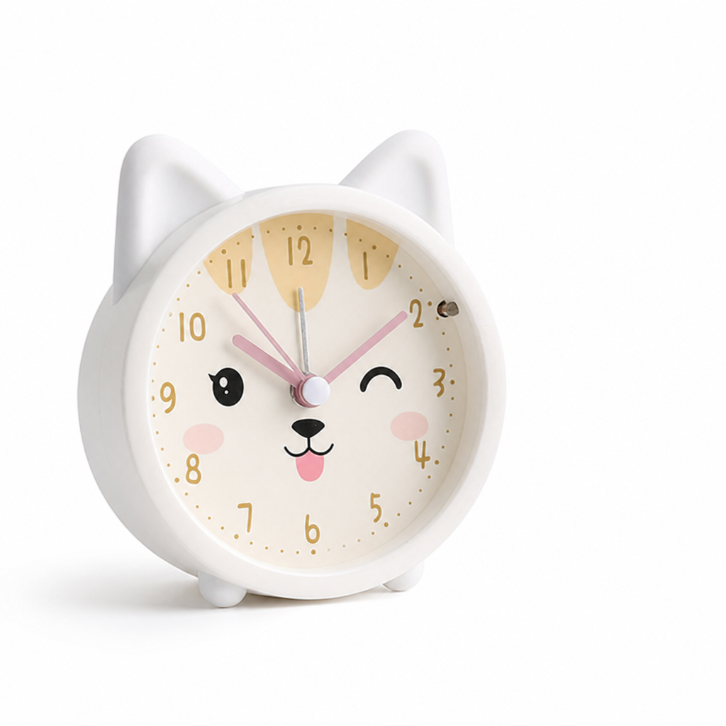 Kids Alarm Clock Silent Movement & Night Light