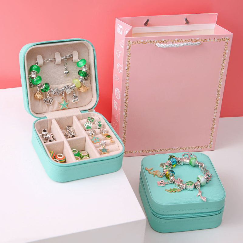 Kids Bracelet Kit Adjustable Bracelets & Over 60 Beads