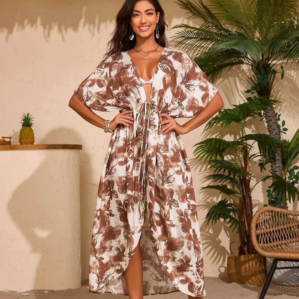 Kimono Cardigan Lightweight & Breathable Relaxed Boho Fit