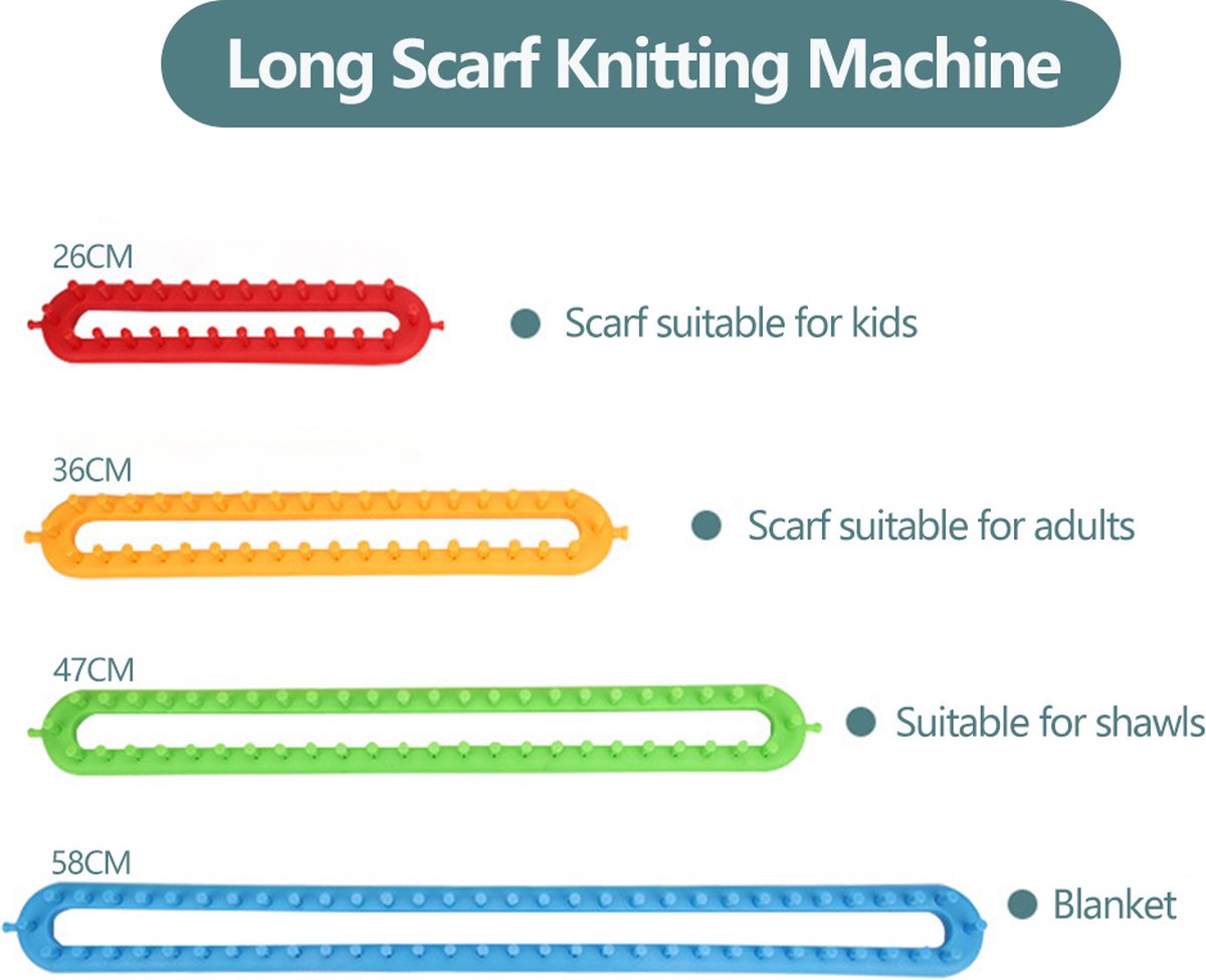 Knitting Frame Needle-Free Pin Loom Portable