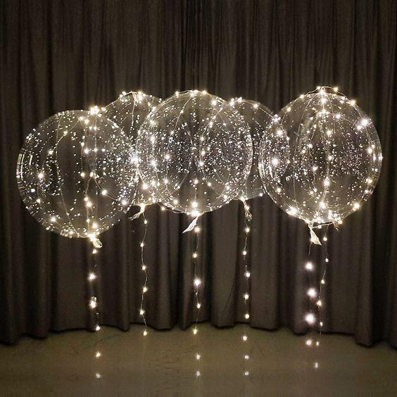 LED Balloon Reusable & Battery-Free