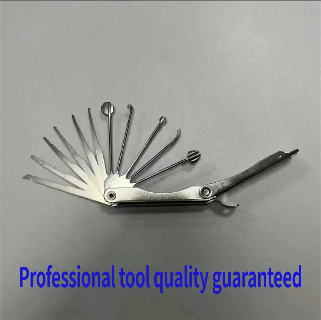 Lock Pick Set Foldable Stainless Steel Set of 5