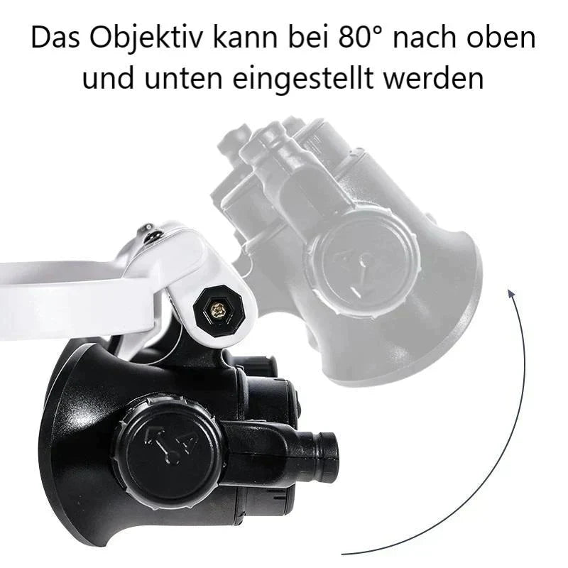 Magnifying Glasses Hands-Free 6x-25x Adjustable LED Lights