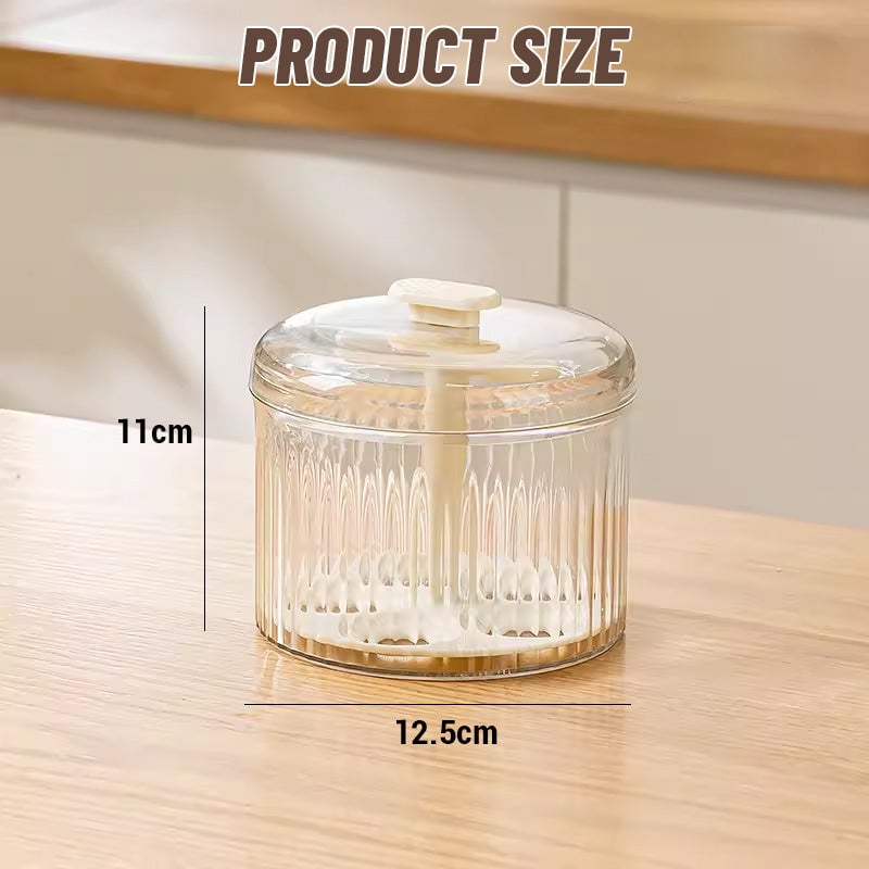 Meatball Press Multi-Portion Airtight Glass Container