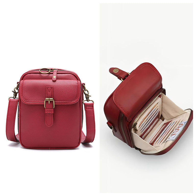 Mini Crossbody Bag RFID Protection 10 Card Slots