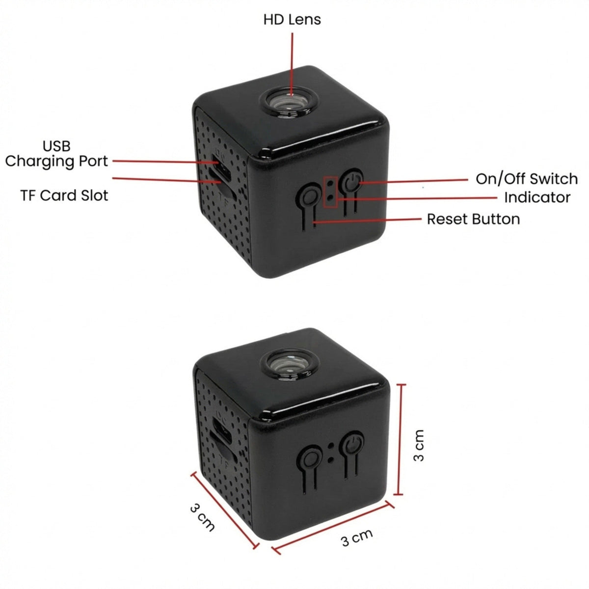 Mini Wi-Fi Camera Night Vision & Motion Detection
