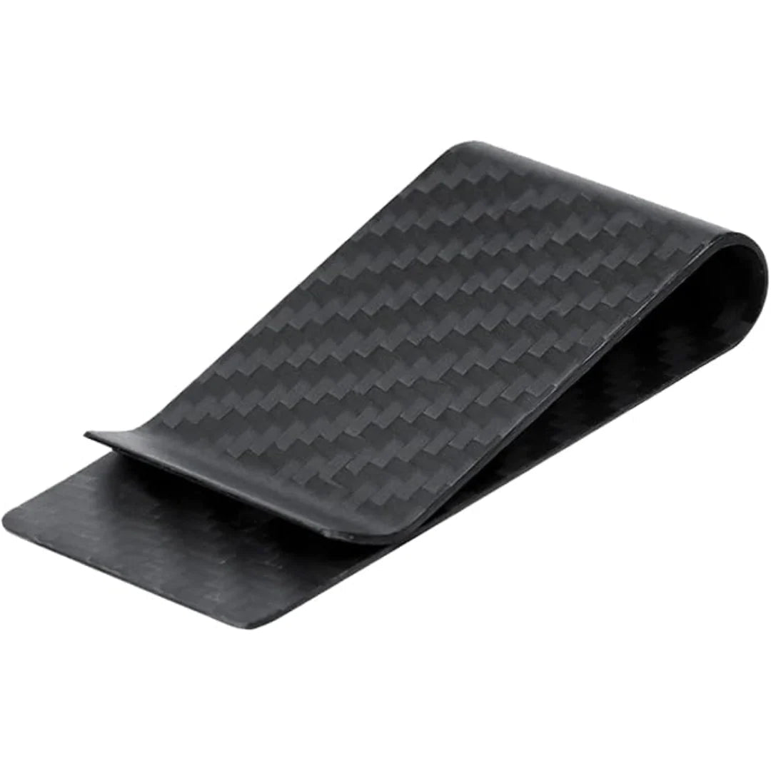 Money Clip Slim Brushed Stainless Steel Set of 2