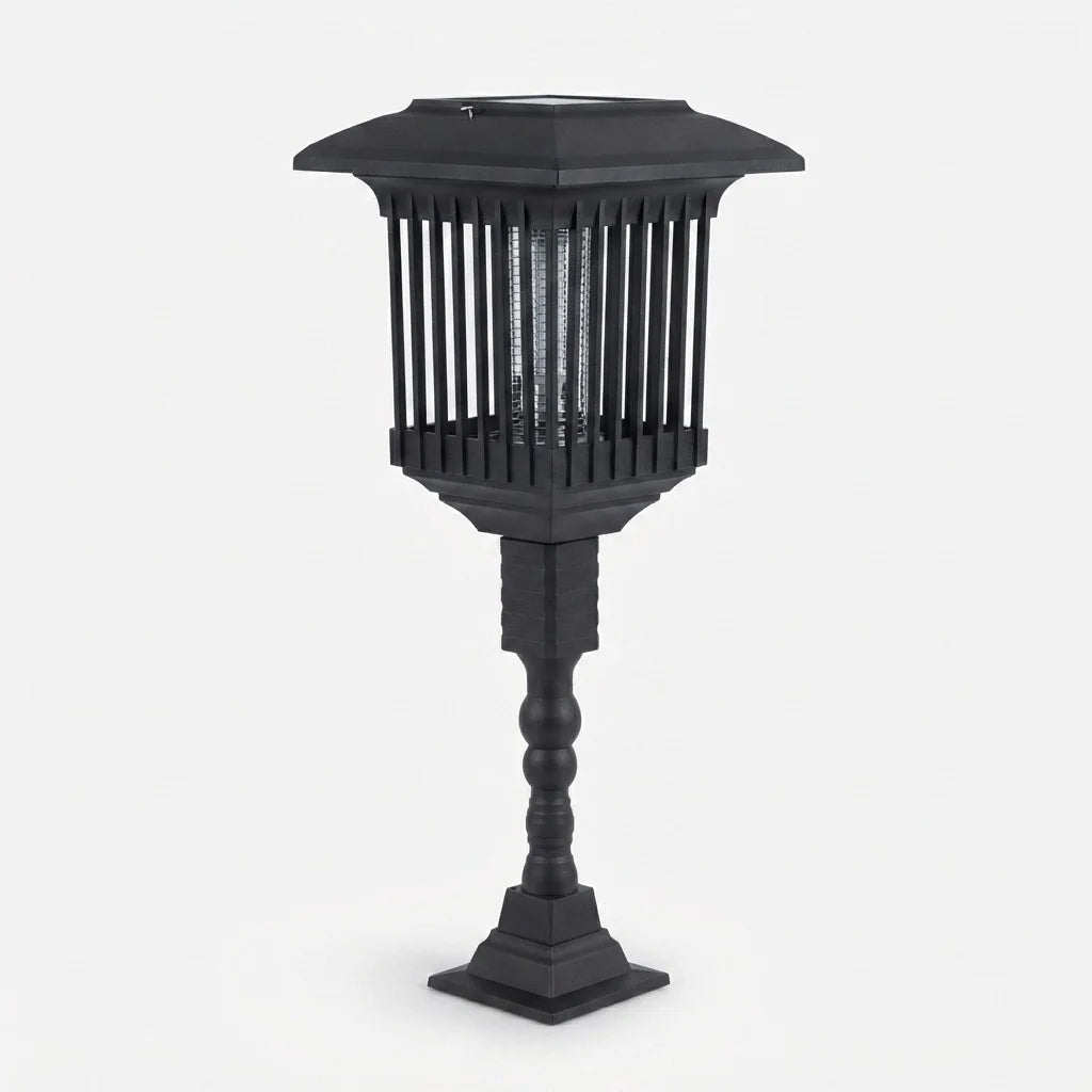 Mosquito Lamp Solar-Powered Dusk-to-Dawn Weather-Resistant
