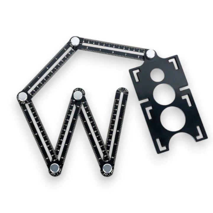 Multi-Angle Layout Tool Locking Arms & Easy-Read Scales