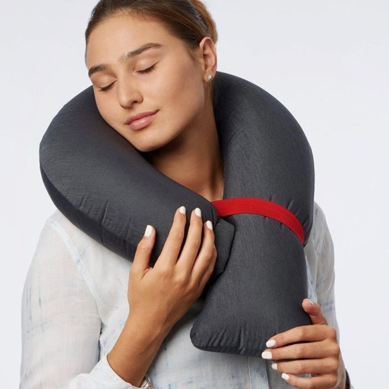 Neck Pillow Inflatable Adjustable Air Pressure With Pouch