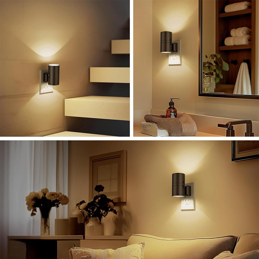 Night Light Plug-In Automatic Sensor & Adjustable Warm Glow