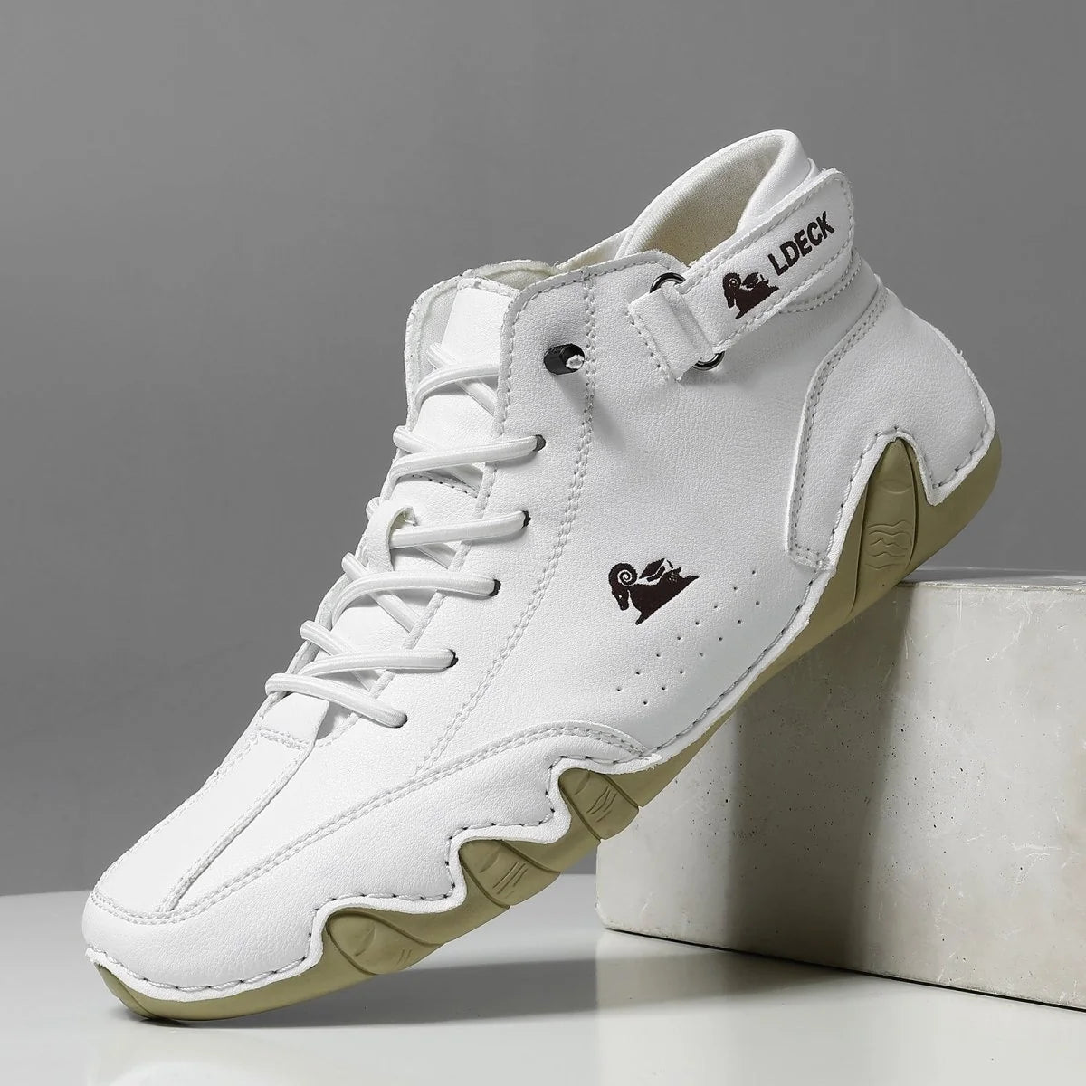Orthopedic Shoes Waterproof Breathable Slip-Resistant Leather Upper