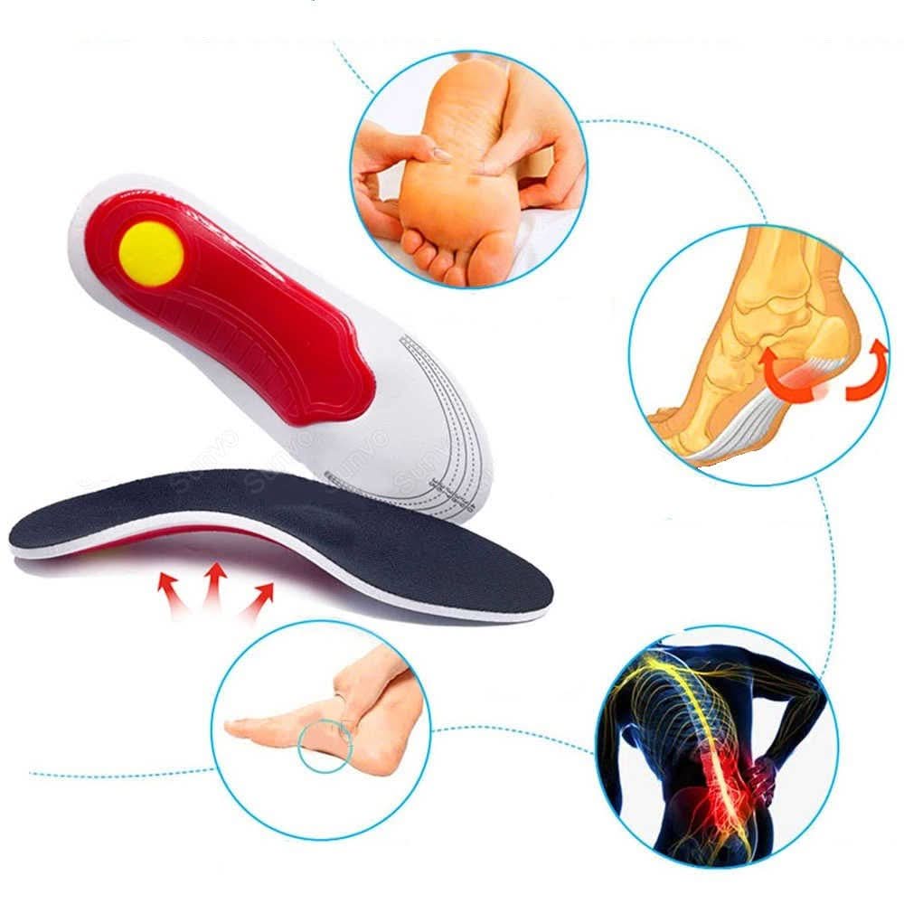 Orthotic Insoles 3D Arch Support Shock-Absorbing Cushioning Breathable Top Layer