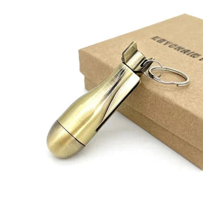Outdoor Fire Starter Waterproof Flint Carabiner & Bottle Opener