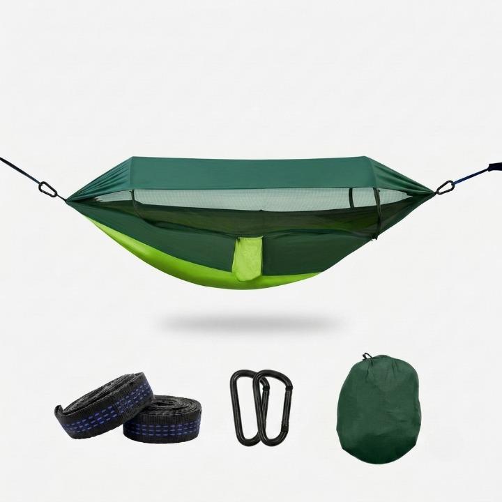 Outdoor Hammock Integrated Mosquito Net & Sunshade