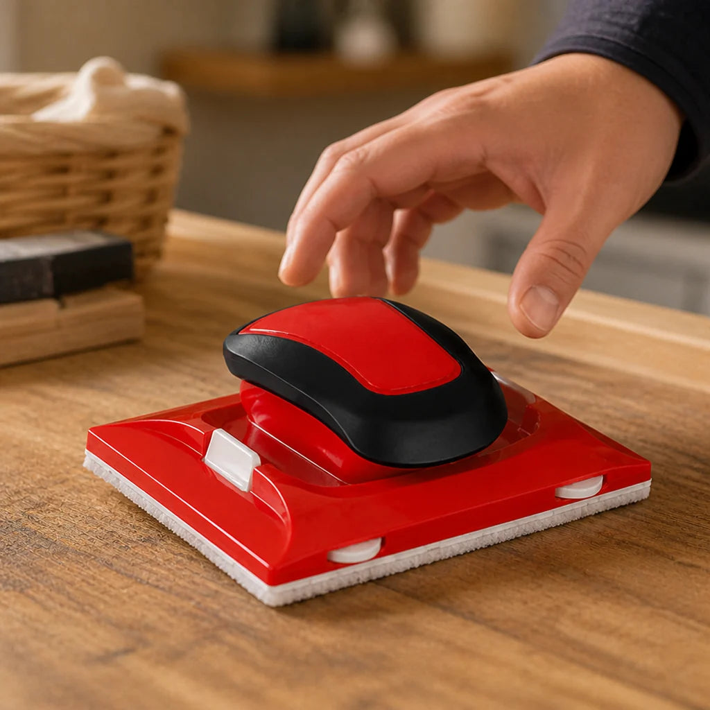Paint Edger Rotating Handle Washable Microfiber Pad