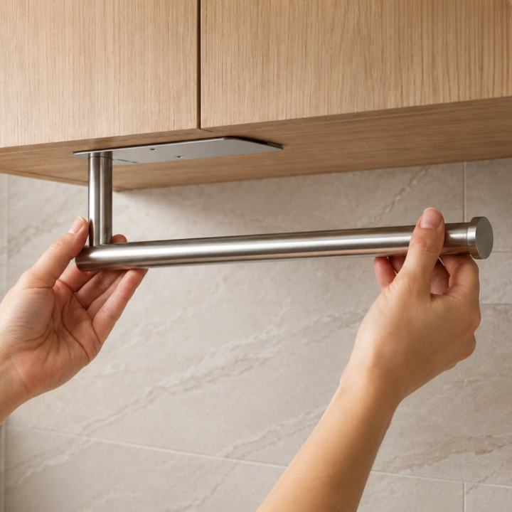 Paper Towel Holder Under Cabinet Stainless Steel