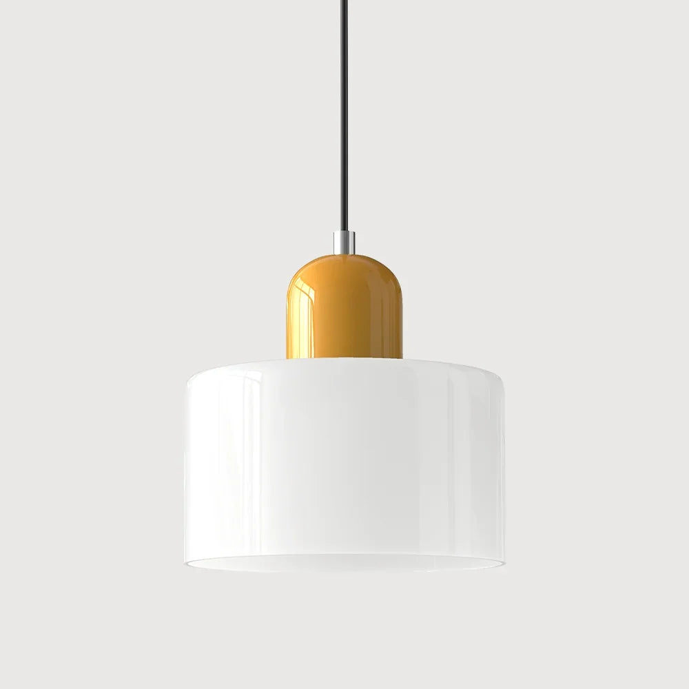 Pendant Light Bauhaus Geometric Colored Glass